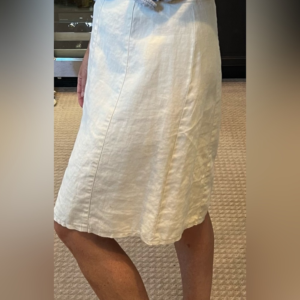 GAP Cream Midi Skirt
